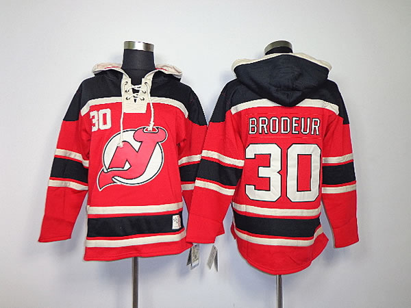New Jersey Devils #30 Brodeur Red Hoody,We sell and wholesale New Jersey Devils #30 Brodeur Red Hoody on line form chian!