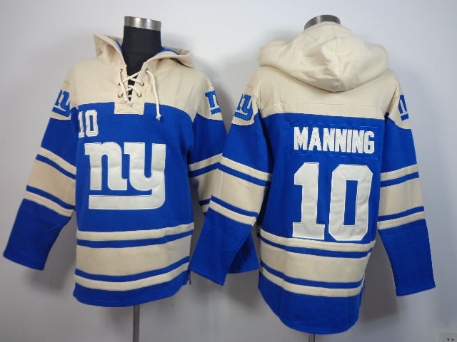 New York Giants #10 Eli Manning Blue Hoodie,We sell and wholesale New York Giants #10 Eli Manning Blue Hoodie on line form chian!