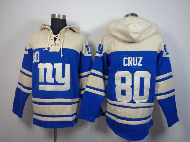New York Giants #80 Victor Cruz Blue Hoodie,We sell and wholesale New York Giants #80 Victor Cruz Blue Hoodie on line form chian!