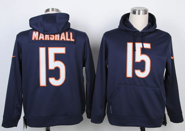 Nike Chicago Bears #15 Marshall Pullover Hoodie Navy Blue,We sell and wholesale Nike Chicago Bears #15 Marshall Pullover Hoodie Navy Blue on line form chian!