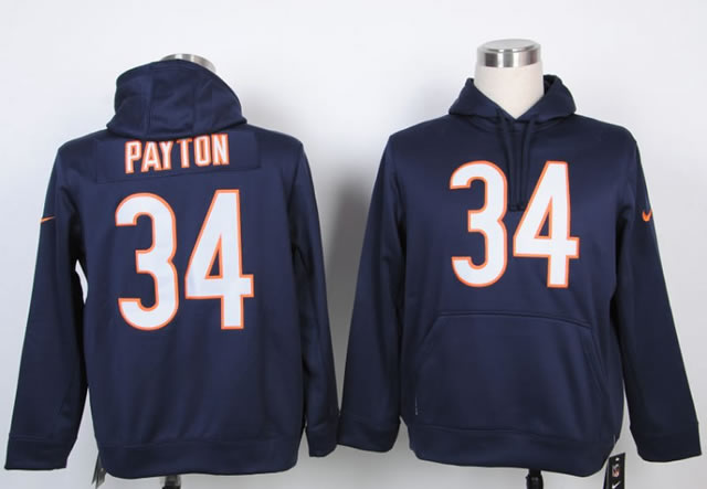 Nike Chicago Bears #34 Payton Pullover Hoodie Navy Blue,We sell and wholesale Nike Chicago Bears #34 Payton Pullover Hoodie Navy Blue on line form chian!