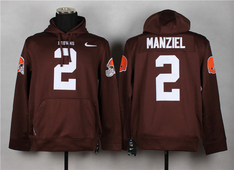 Nike Cleveland Browns #2 Manziel 2014 Pullover Hoodie Brown,We sell and wholesale Nike Cleveland Browns #2 Manziel 2014 Pullover Hoodie Brown on line form chian!