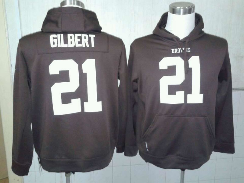 Nike Cleveland Browns #21 Justin Gilbert Pullover Hoodie Brown,We sell and wholesale Nike Cleveland Browns #21 Justin Gilbert Pullover Hoodie Brown on line form chian!