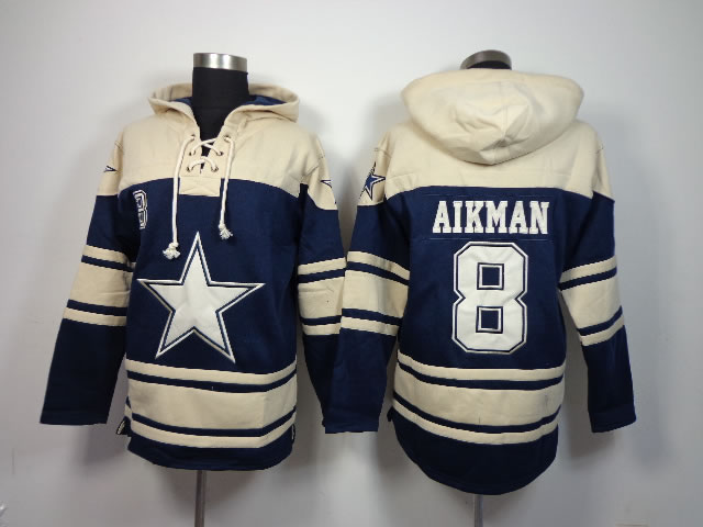 Nike Dallas Cowboys #8 Aikman Navy Blue Hoodie,We sell and wholesale Nike Dallas Cowboys #8 Aikman Navy Blue Hoodie on line form chian!