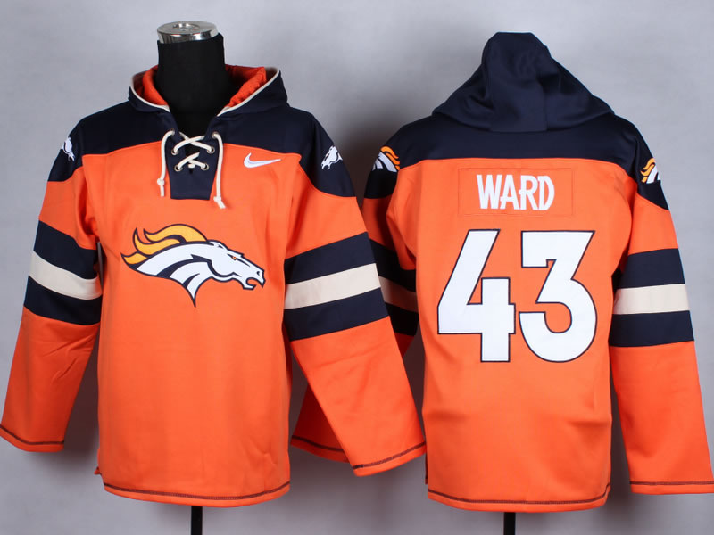Nike Denver Broncos #43 T.J. Ward Orange Hoody,We sell and wholesale Nike Denver Broncos #43 T.J. Ward Orange Hoody on line form chian!