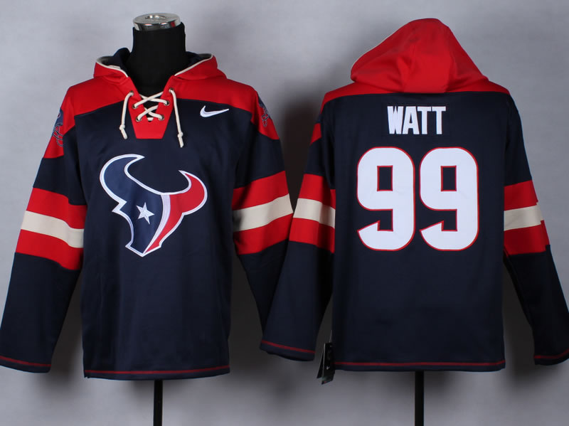 Nike Houston Texans #99 J.J. Watt Navy Blue Hoody,We sell and wholesale Nike Houston Texans #99 J.J. Watt Navy Blue Hoody on line form chian!