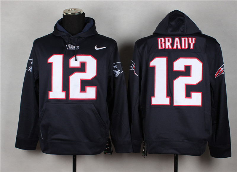Nike New England Patriots #12 Tom Brady 2014 Pullover Hoodie Navy Blue,We sell and wholesale Nike New England Patriots #12 Tom Brady 2014 Pullover Hoodie Navy Blue on line form chian!
