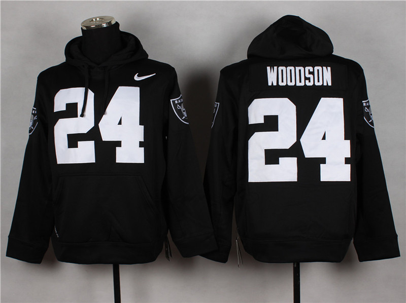 Nike Oakland Raiders #24 Charles Woodson 2014 Pullover Hoodie Black,We sell and wholesale Nike Oakland Raiders #24 Charles Woodson 2014 Pullover Hoodie Black on line form chian!