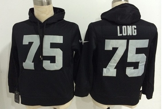Nike Oakland Raiders #75 Howie Long Black Hoodie,We sell and wholesale Nike Oakland Raiders #75 Howie Long Black Hoodie on line form chian!