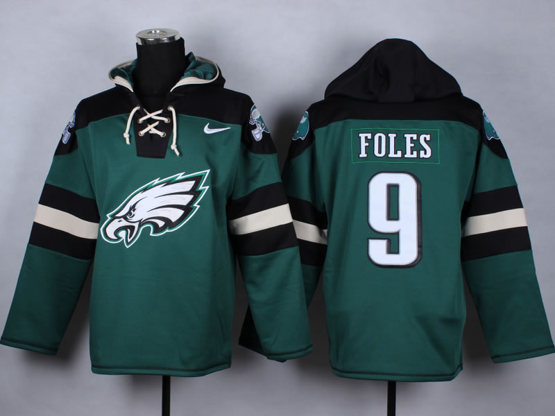 Nike Philadelphia Eagles #9 Nick Foles Green Hoody,We sell and wholesale Nike Philadelphia Eagles #9 Nick Foles Green Hoody on line form chian!