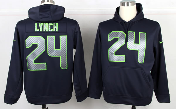 Nike Seattle Seahawks #24 Lynch Pullover Hoodie Navy Blue,We sell and wholesale Nike Seattle Seahawks #24 Lynch Pullover Hoodie Navy Blue on line form chian!