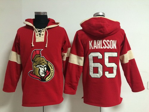 Ottawa Senators #65 Erik Karlsson Red Hoody,We sell and wholesale Ottawa Senators #65 Erik Karlsson Red Hoody on line form chian!