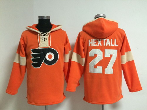Philadelphia Flyers #27 Ron Hextall Orange Hoody,We sell and wholesale Philadelphia Flyers #27 Ron Hextall Orange Hoody on line form chian!