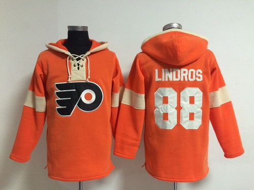 Philadelphia Flyers #88 Eric Lindros Orange Hoody,We sell and wholesale Philadelphia Flyers #88 Eric Lindros Orange Hoody on line form chian!