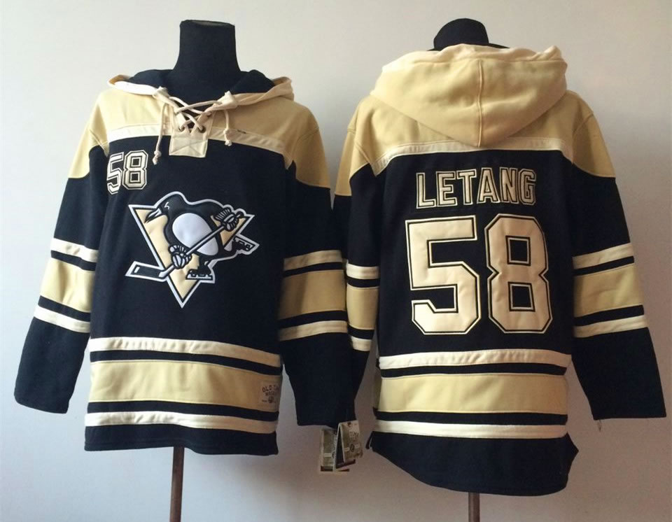 Pittsburgh Penguins #58 Letang Black Hoodie,We sell and wholesale Pittsburgh Penguins #58 Letang Black Hoodie on line form chian!