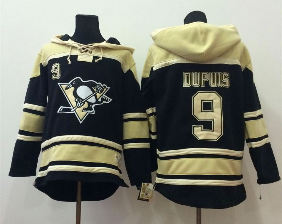 Pittsburgh Penguins #9 Dupuis Black Hoodie,We sell and wholesale Pittsburgh Penguins #9 Dupuis Black Hoodie on line form chian!