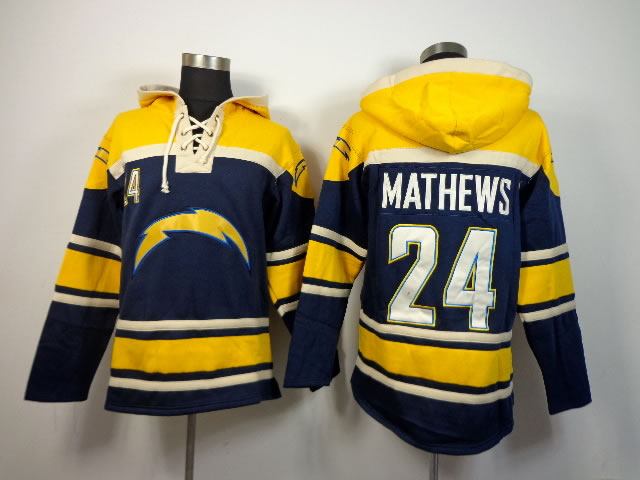 San Diego Chargers #24 Ryan Mathews Navy Blue Hoodie,We sell and wholesale San Diego Chargers #24 Ryan Mathews Navy Blue Hoodie on line form chian!