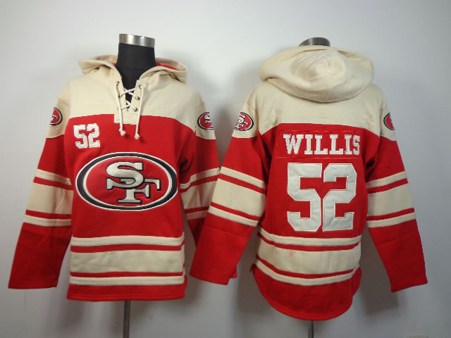 San Francisco 49ers #52 Patrick Willis Red Hoodie,We sell and wholesale San Francisco 49ers #52 Patrick Willis Red Hoodie on line form chian!