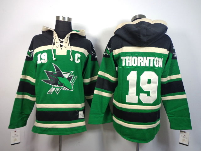 San Jose Sharks #19 Thornton Green Hoodie,We sell and wholesale San Jose Sharks #19 Thornton Green Hoodie on line form chian!