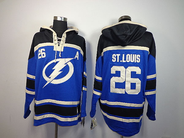 Tampa Bay Lightning #26 St.Louis Blue A Patch Hoodie,We sell and wholesale Tampa Bay Lightning #26 St.Louis Blue A Patch Hoodie on line form chian!