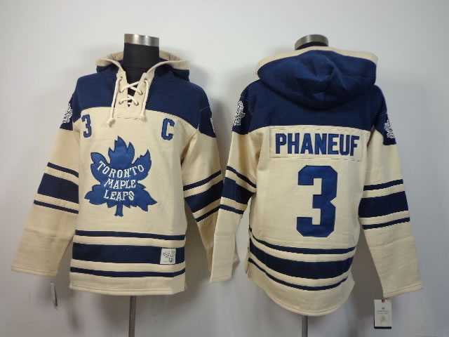 Toronto Maple Leafs #3 Dion Phaneuf Cream Hoodie,We sell and wholesale Toronto Maple Leafs #3 Dion Phaneuf Cream Hoodie on line form chian!