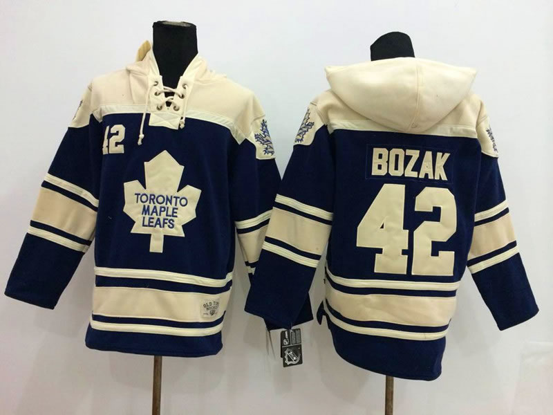 Toronto Maple Leafs #42 Tyler Bozak Navy Blue Hoodie,We sell and wholesale Toronto Maple Leafs #42 Tyler Bozak Navy Blue Hoodie on line form chian!