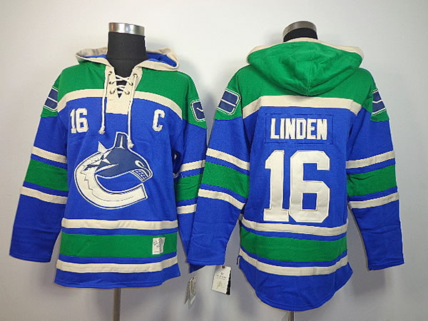 Vancouver Canucks #16 Trevor Linden With C Patch Blue Hoodie,We sell and wholesale Vancouver Canucks #16 Trevor Linden With C Patch Blue Hoodie on line form chian!