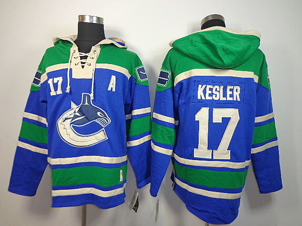 Vancouver Canucks #17 Ryan Kesler With A Patch Blue Hoodie,We sell and wholesale Vancouver Canucks #17 Ryan Kesler With A Patch Blue Hoodie on line form chian!