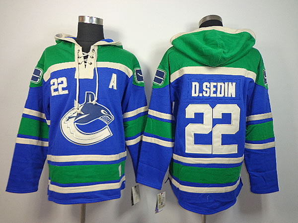 Vancouver Canucks #22 Daniel Sedin With A Patch Blue Hoodie,We sell and wholesale Vancouver Canucks #22 Daniel Sedin With A Patch Blue Hoodie on line form chian!