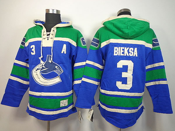 Vancouver Canucks #3 Kevin Bieksa With A Patch Blue Hoodie,We sell and wholesale Vancouver Canucks #3 Kevin Bieksa With A Patch Blue Hoodie on line form chian!