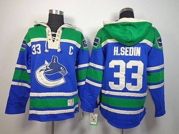 Vancouver Canucks #33 Henrik Sedin With C Patch Blue Hoodie,We sell and wholesale Vancouver Canucks #33 Henrik Sedin With C Patch Blue Hoodie on line form chian!