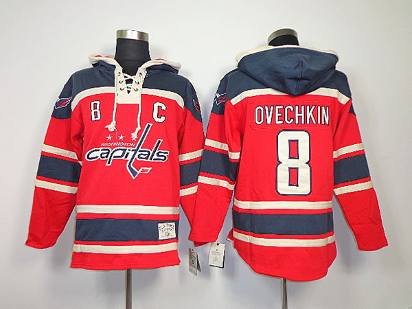 Washington Capitals #8 Alex Ovechkin Red Hoodie,We sell and wholesale Washington Capitals #8 Alex Ovechkin Red Hoodie on line form chian!