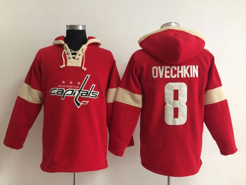 Washington Capitals #8 Alex Ovechkin Solid Color Red Hoody,We sell and wholesale Washington Capitals #8 Alex Ovechkin Solid Color Red Hoody on line form chian!