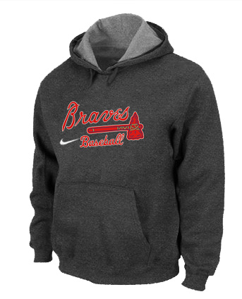 Atlanta Braves Pullover Hoodie D.Grey,We sell and wholesale Atlanta Braves Pullover Hoodie D.Grey on line form chian!