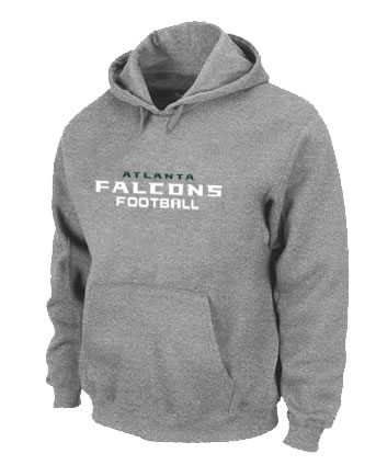 Atlanta Falcons Authentic font Pullover Hoodie Grey,We sell and wholesale Atlanta Falcons Authentic font Pullover Hoodie Grey on line form chian!