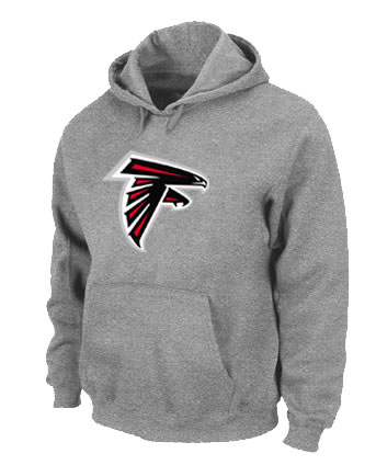 Atlanta Falcons Logo Pullover Hoodie Grey,We sell and wholesale Atlanta Falcons Logo Pullover Hoodie Grey on line form chian!