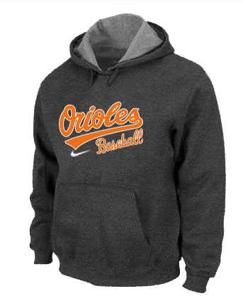 Baltimore Orioles Pullover Hoodie D.Grey,We sell and wholesale Baltimore Orioles Pullover Hoodie D.Grey on line form chian!