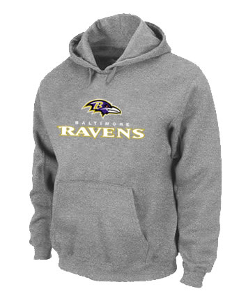 Baltimore Ravens Authentic Logo Pullover Hoodie Grey,We sell and wholesale Baltimore Ravens Authentic Logo Pullover Hoodie Grey on line form chian!