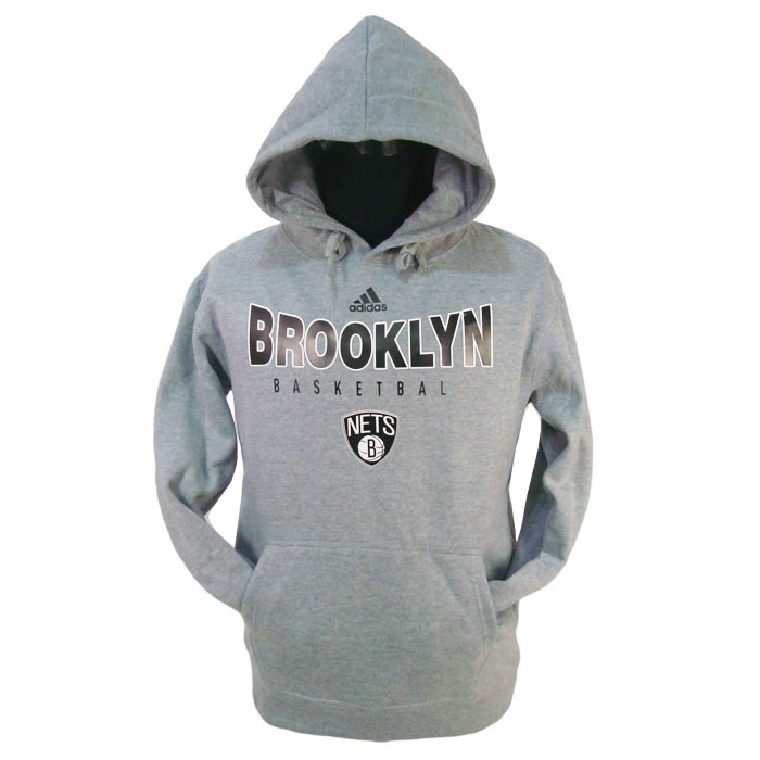 Brooklyn Nets Team Logo Gray Pullover Hoody,We sell and wholesale Brooklyn Nets Team Logo Gray Pullover Hoody on line form chian!