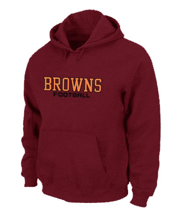 Cleveland Browns Authentic font Pullover Hoodie Red,We sell and wholesale Cleveland Browns Authentic font Pullover Hoodie Red on line form chian!