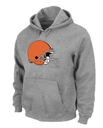 Cleveland Browns Logo Pullover Hoodie Grey,We sell and wholesale Cleveland Browns Logo Pullover Hoodie Grey on line form chian!
