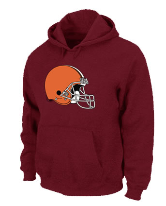 Cleveland Browns Logo Pullover Hoodie Red,We sell and wholesale Cleveland Browns Logo Pullover Hoodie Red on line form chian!