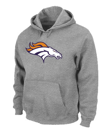 Denver Broncos Logo Pullover Hoodie Grey,We sell and wholesale Denver Broncos Logo Pullover Hoodie Grey on line form chian!