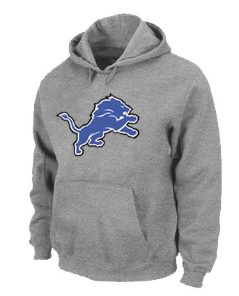 Detroit Lions Logo Pullover Hoodie Grey,We sell and wholesale Detroit Lions Logo Pullover Hoodie Grey on line form chian!