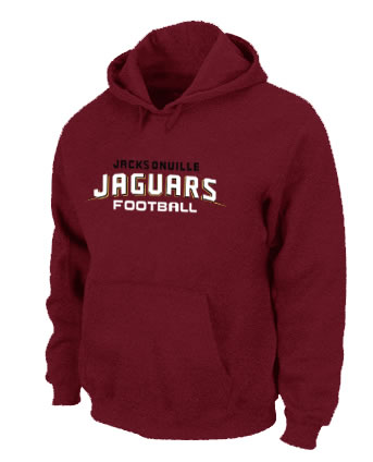 Jacksonville Jaguars Authentic font Pullover Hoodie Red,We sell and wholesale Jacksonville Jaguars Authentic font Pullover Hoodie Red on line form chian!