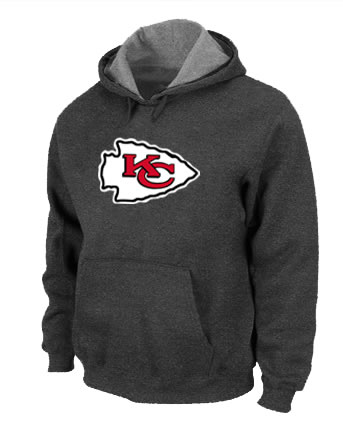 Kansas City Chiefs Logo Pullover Hoodie Navy Grey,We sell and wholesale Kansas City Chiefs Logo Pullover Hoodie Navy Grey on line form chian!