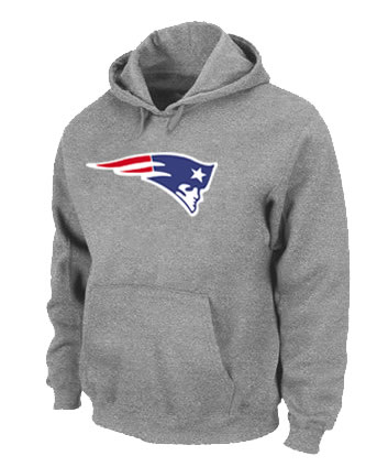 New England Patriots Logo Pullover Hoodie Grey,We sell and wholesale New England Patriots Logo Pullover Hoodie Grey on line form chian!