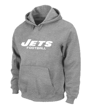 New York Jets Authentic font Pullover Hoodie Grey,We sell and wholesale New York Jets Authentic font Pullover Hoodie Grey on line form chian!
