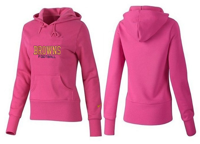 Nike Cleveland Browns Team Logo Pink Women Pullover Hoodies (4),We sell and wholesale Nike Cleveland Browns Team Logo Pink Women Pullover Hoodies (4) on line form chian!