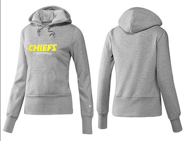 Nike Kansas City Chiefs Team Logo Gray Women Pullover Hoodies (1),We sell and wholesale Nike Kansas City Chiefs Team Logo Gray Women Pullover Hoodies (1) on line form chian!